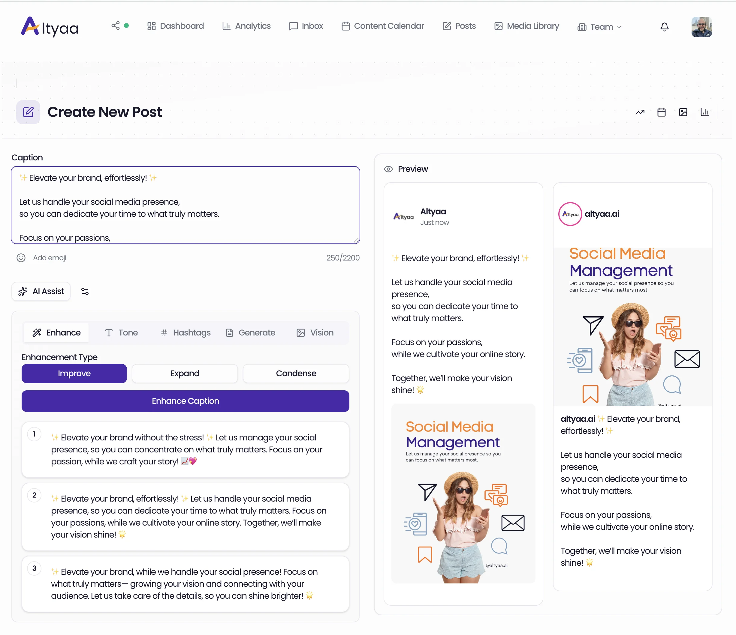 One Unified Dashboard